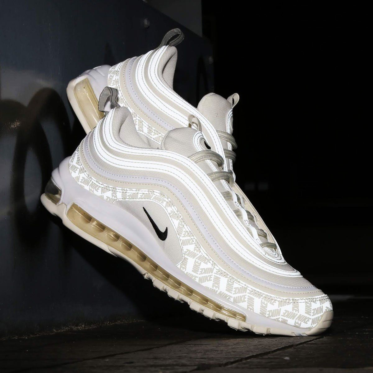 white reflective air max 97