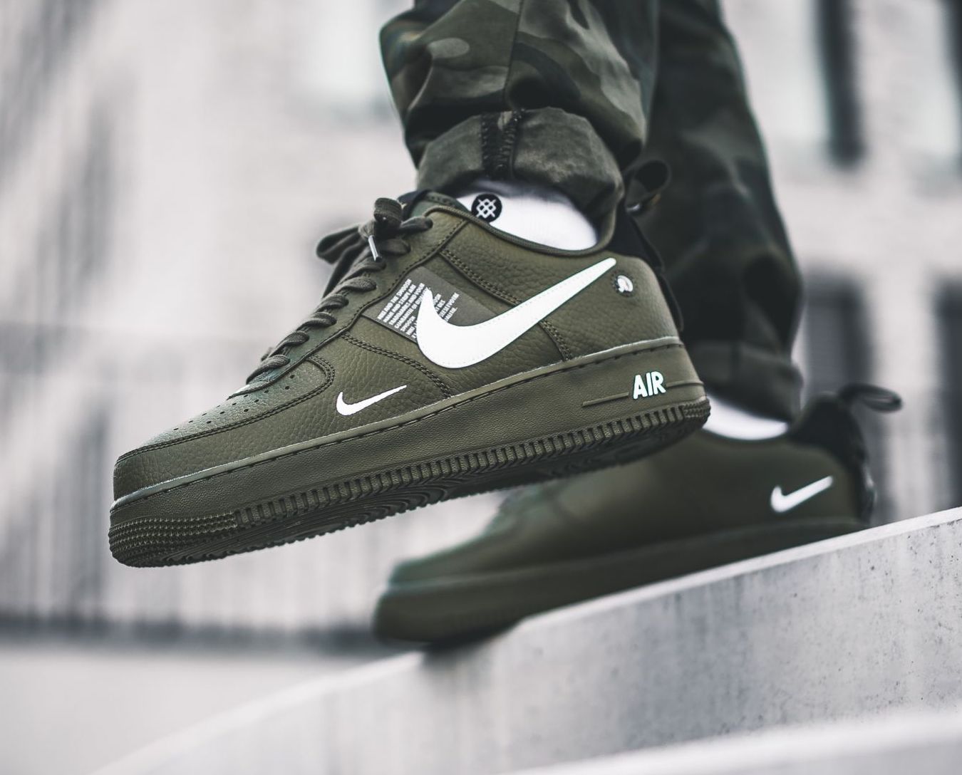 air force 1 utility olive