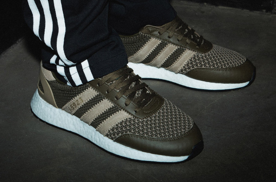 On x adidas I-5923 Boost "Olive" — Sneaker