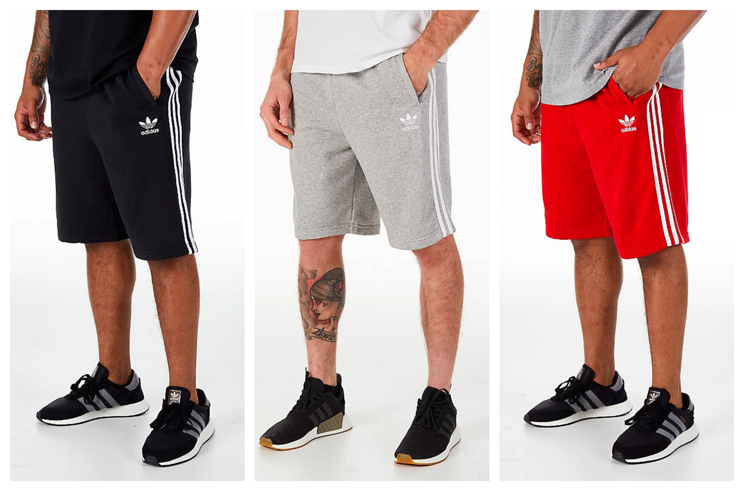 adidas french terry shorts