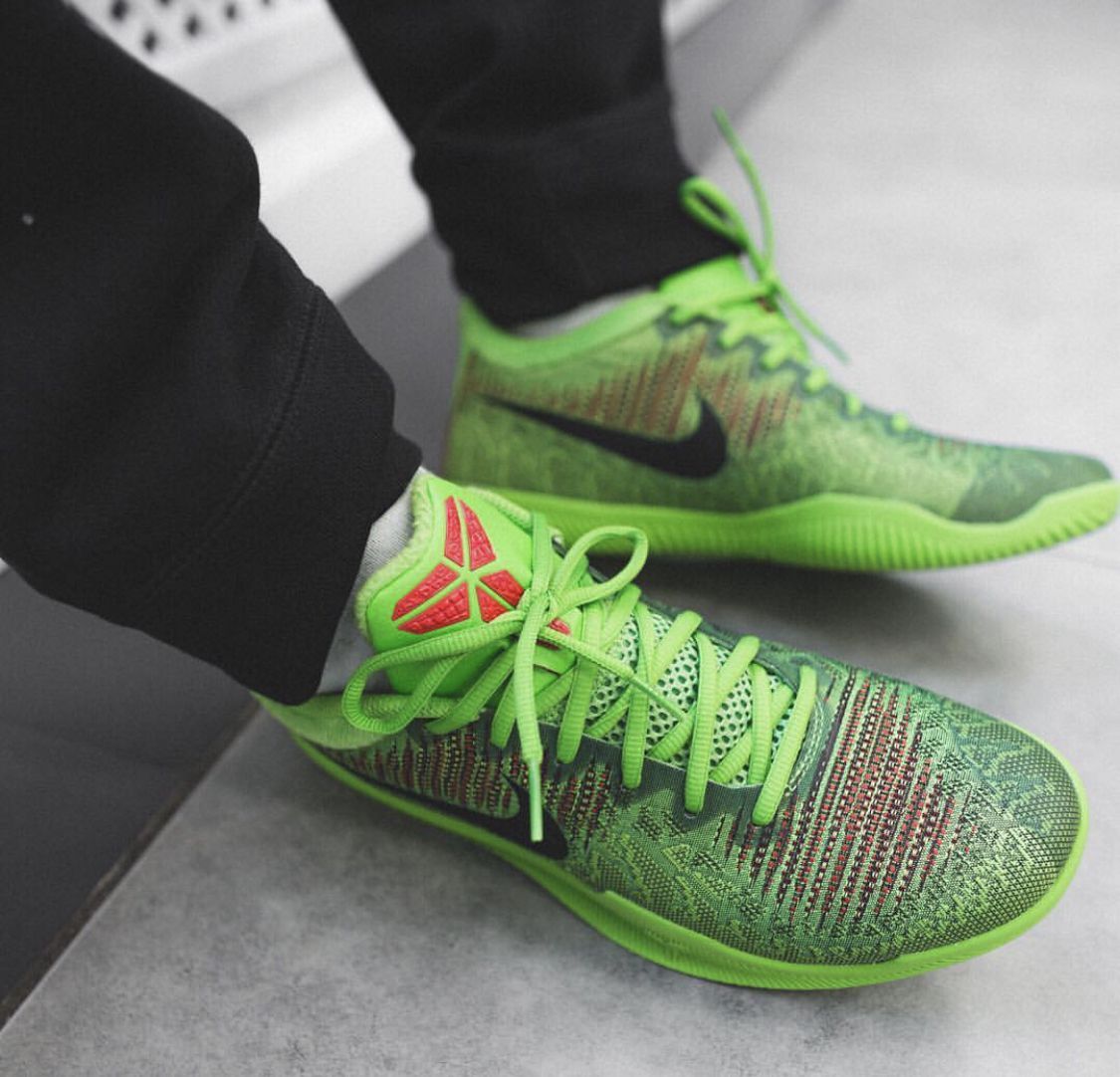On Nike Kobe Mamba Rage "Grinch" — Sneaker Shouts