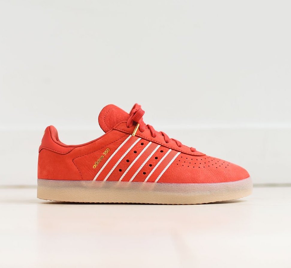 Consecutivo globo microscópico On Sale: Oyster Holdings x adidas 350 Runner "Scarlet" — Sneaker Shouts