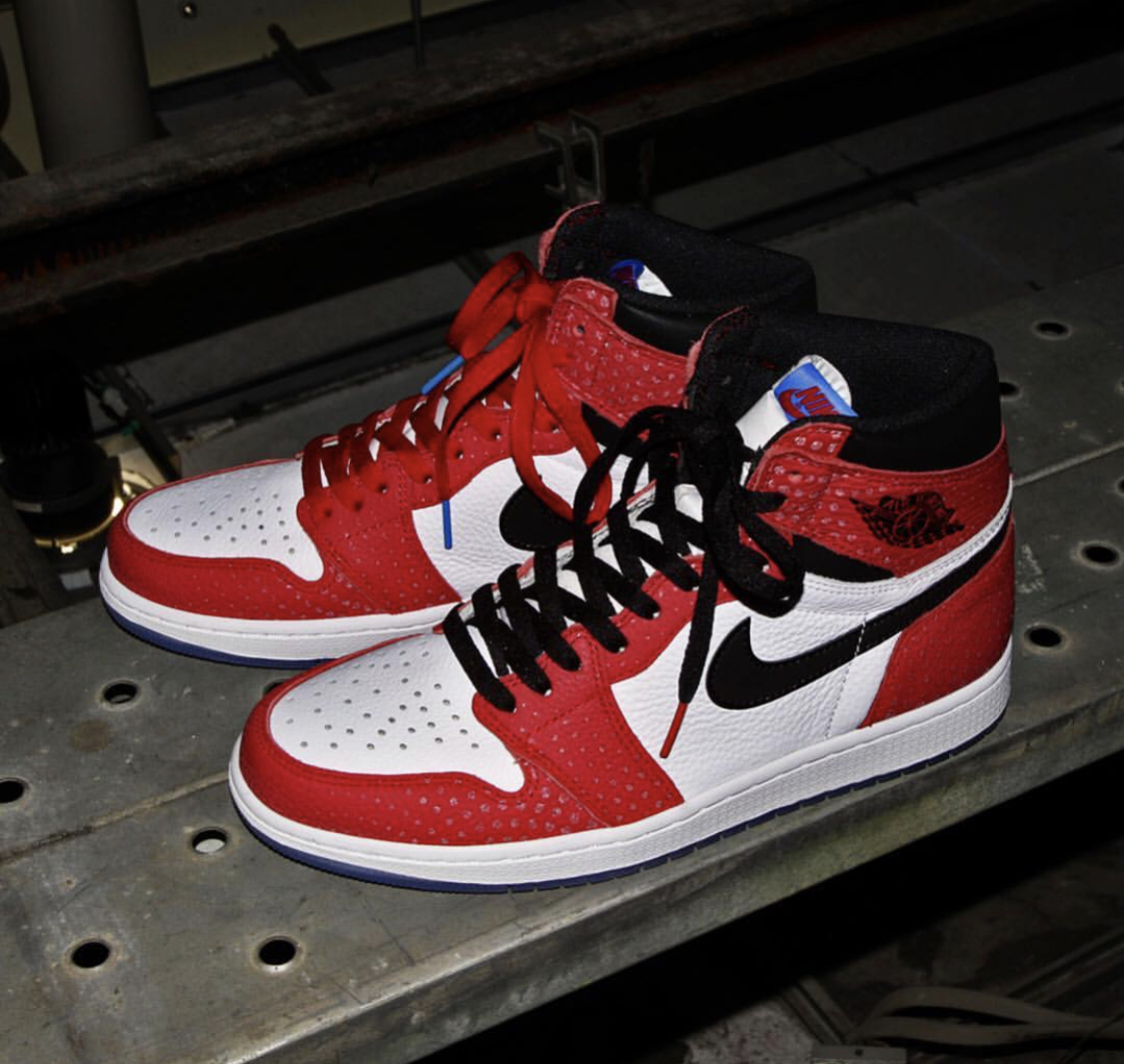 Spider verse jordan store 1 restock
