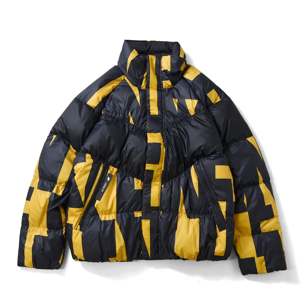 nike yellow and black jacket