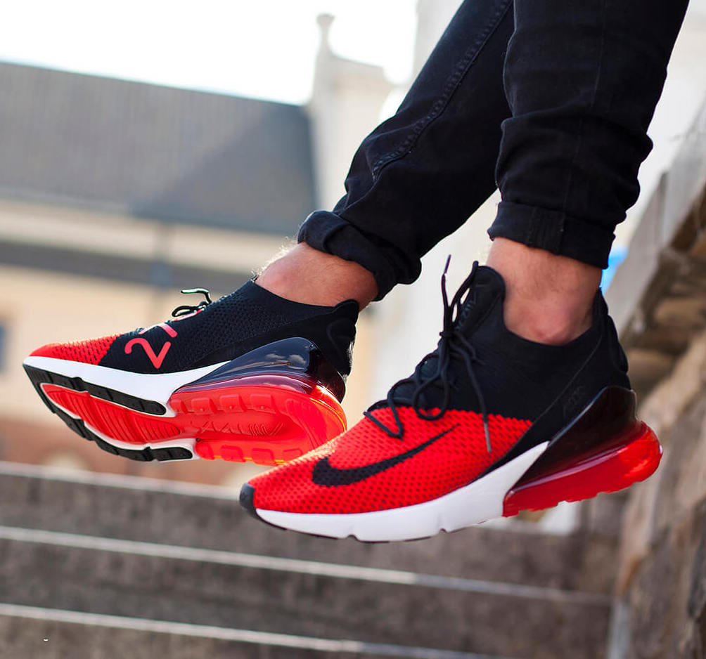 nike air max 270 flyknit red