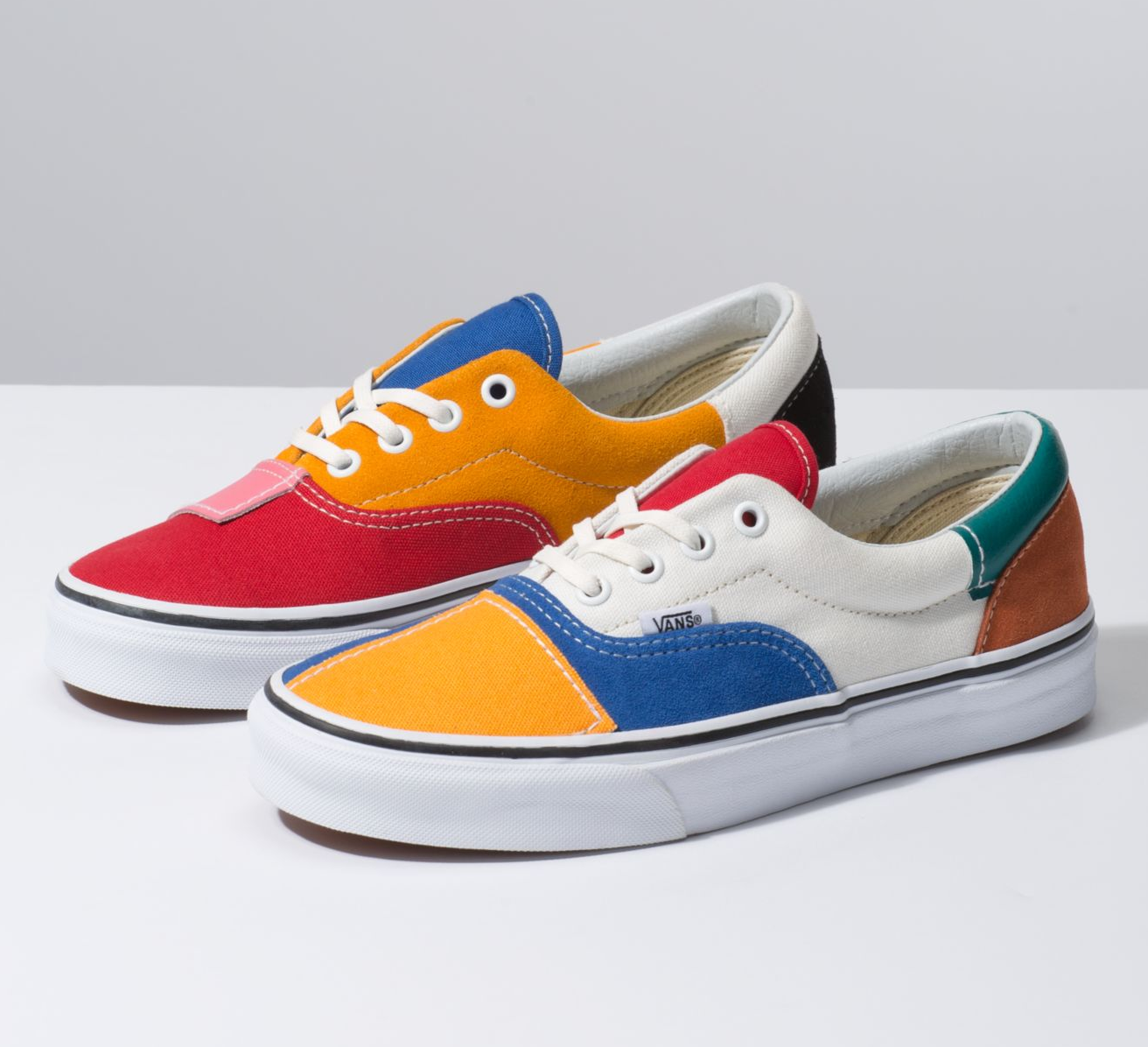 vans era patchwork trainers