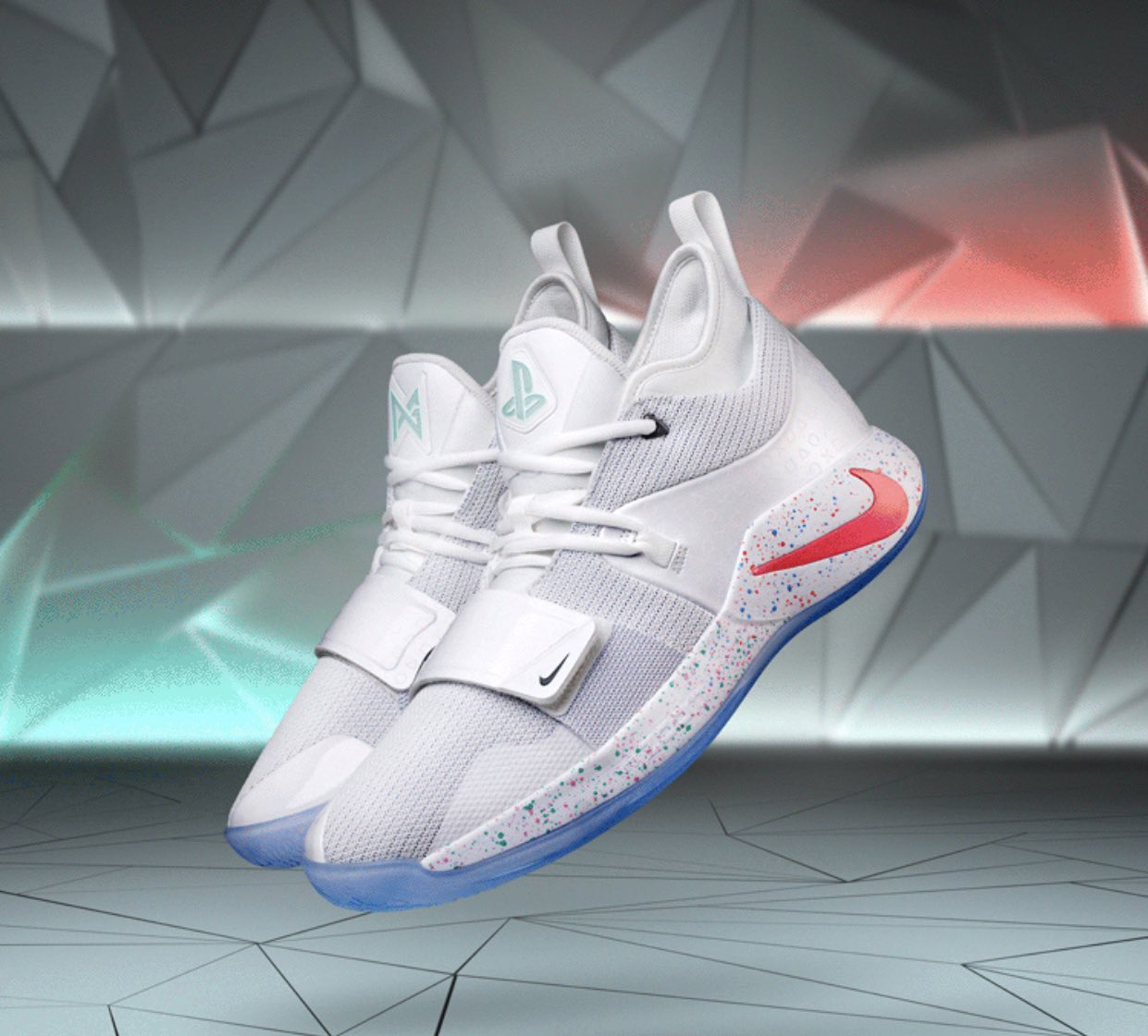 Now Available Playstation x Nike PG 2.5 White Sneaker Shouts