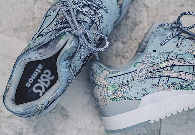 Girar en descubierto Monetario capoc Restock: atmos x ASICS Gel Lyte III "World Map" — Sneaker Shouts