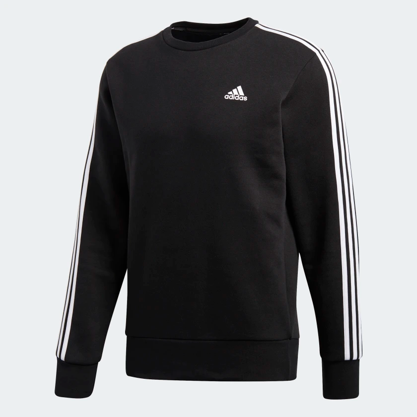 Essentials_3-Stripes_Crew_Sweatshirt_Black_BQ9645_01_laydown.png
