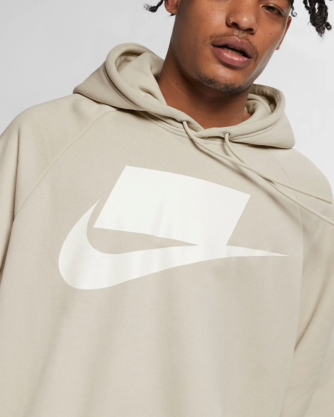 nike men's french terry hoodie