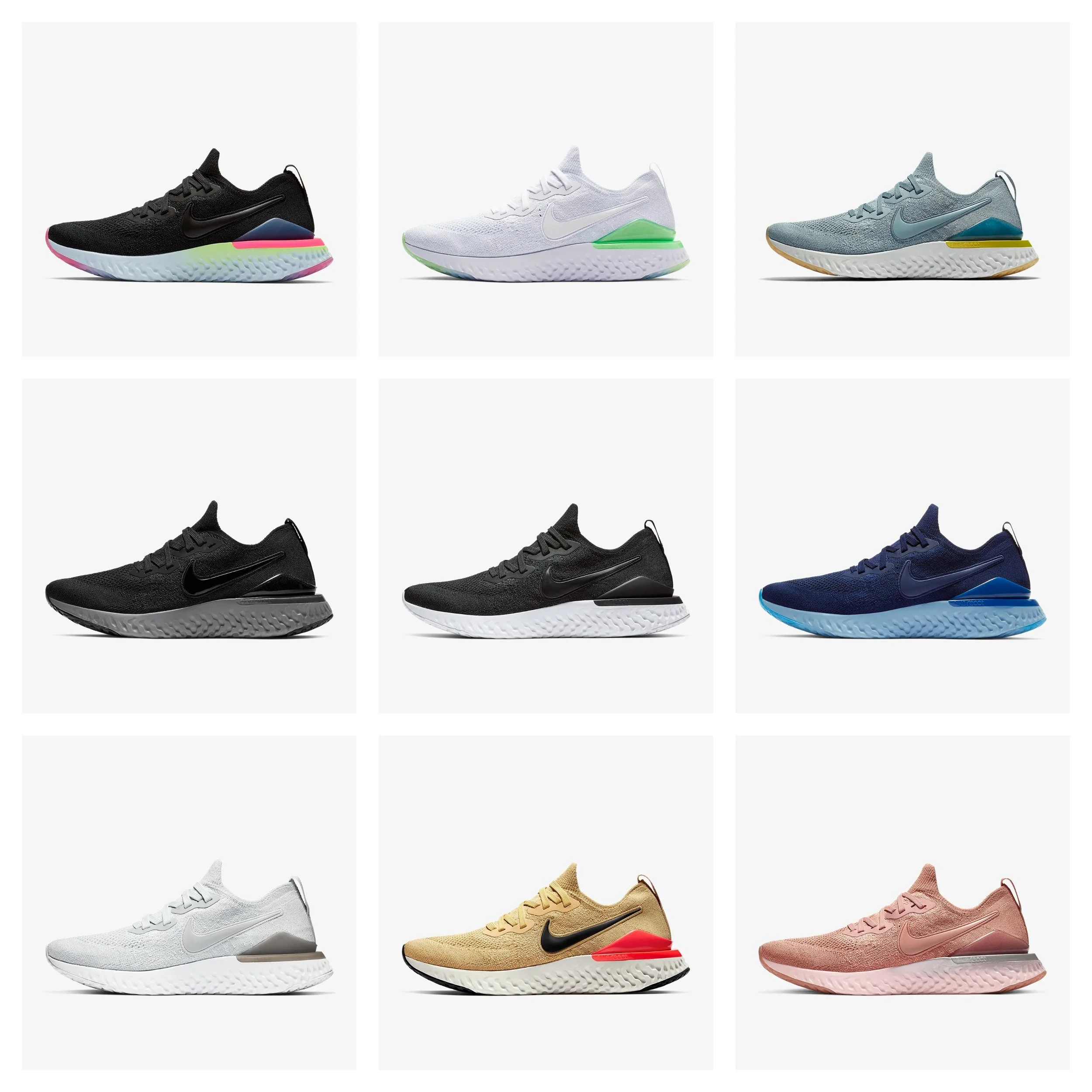 nike epic react flyknit 2 colorways