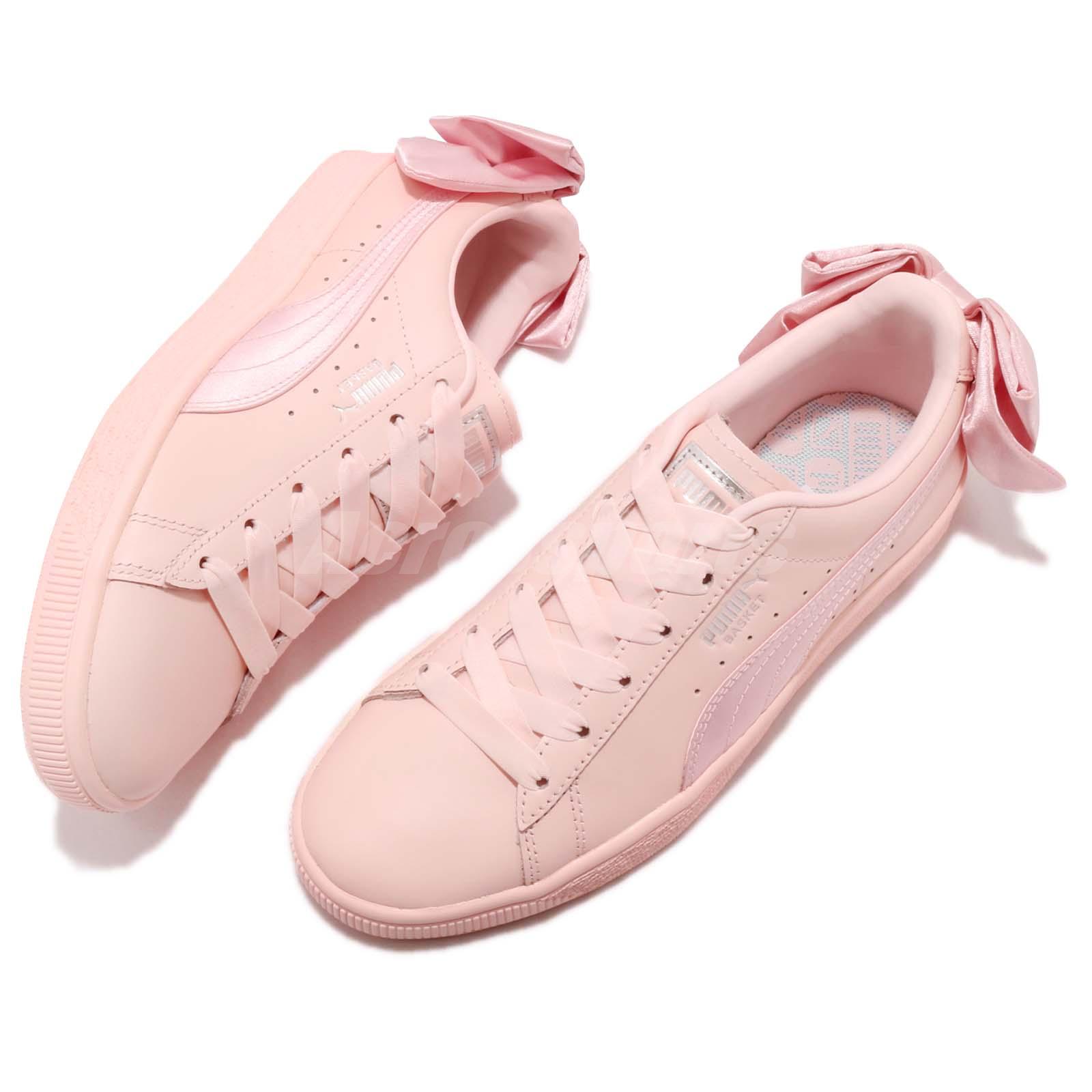 sneakers with pearl bow