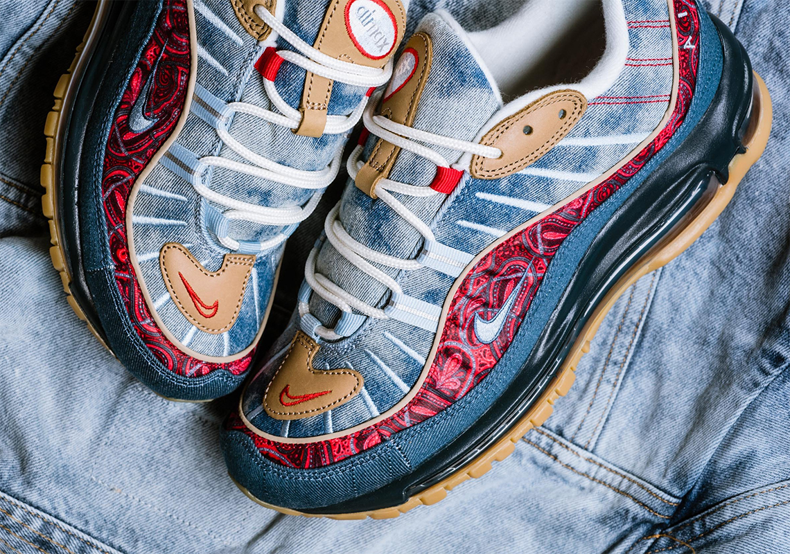 air max 98 wild west on feet