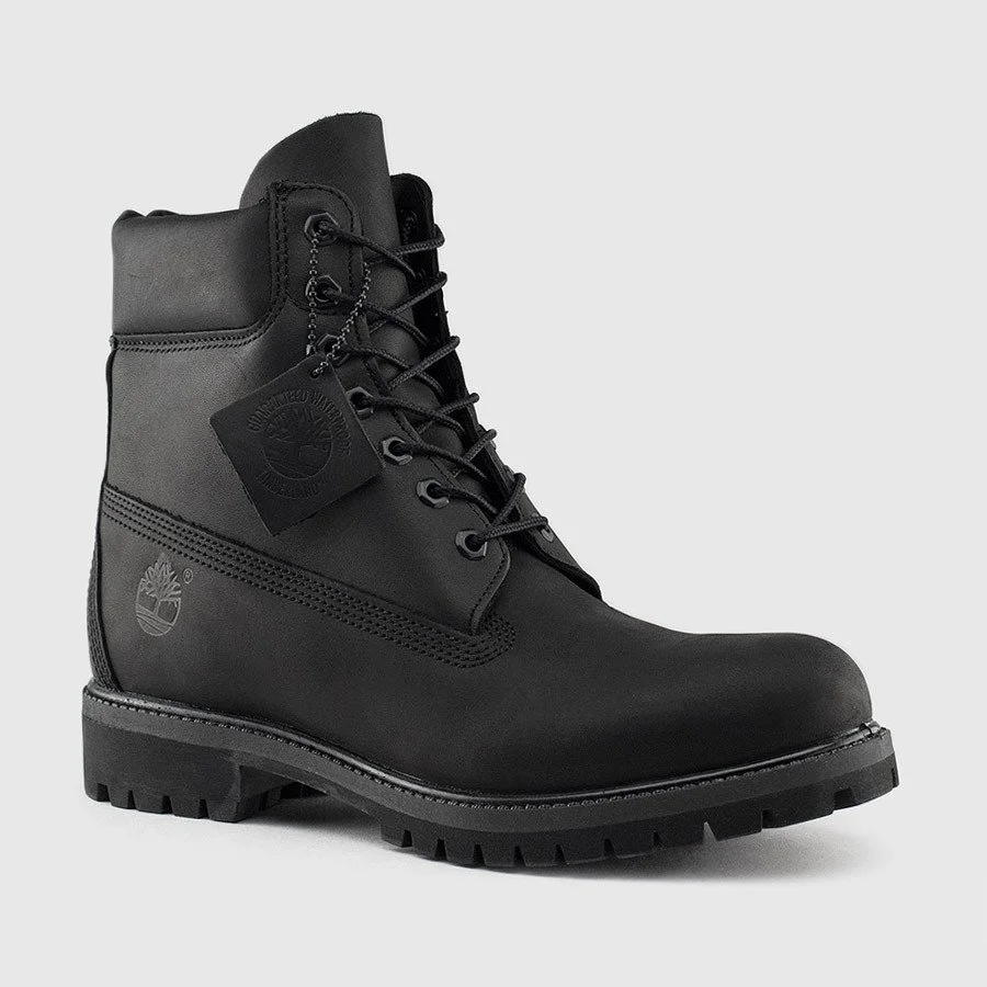 timberland triple black