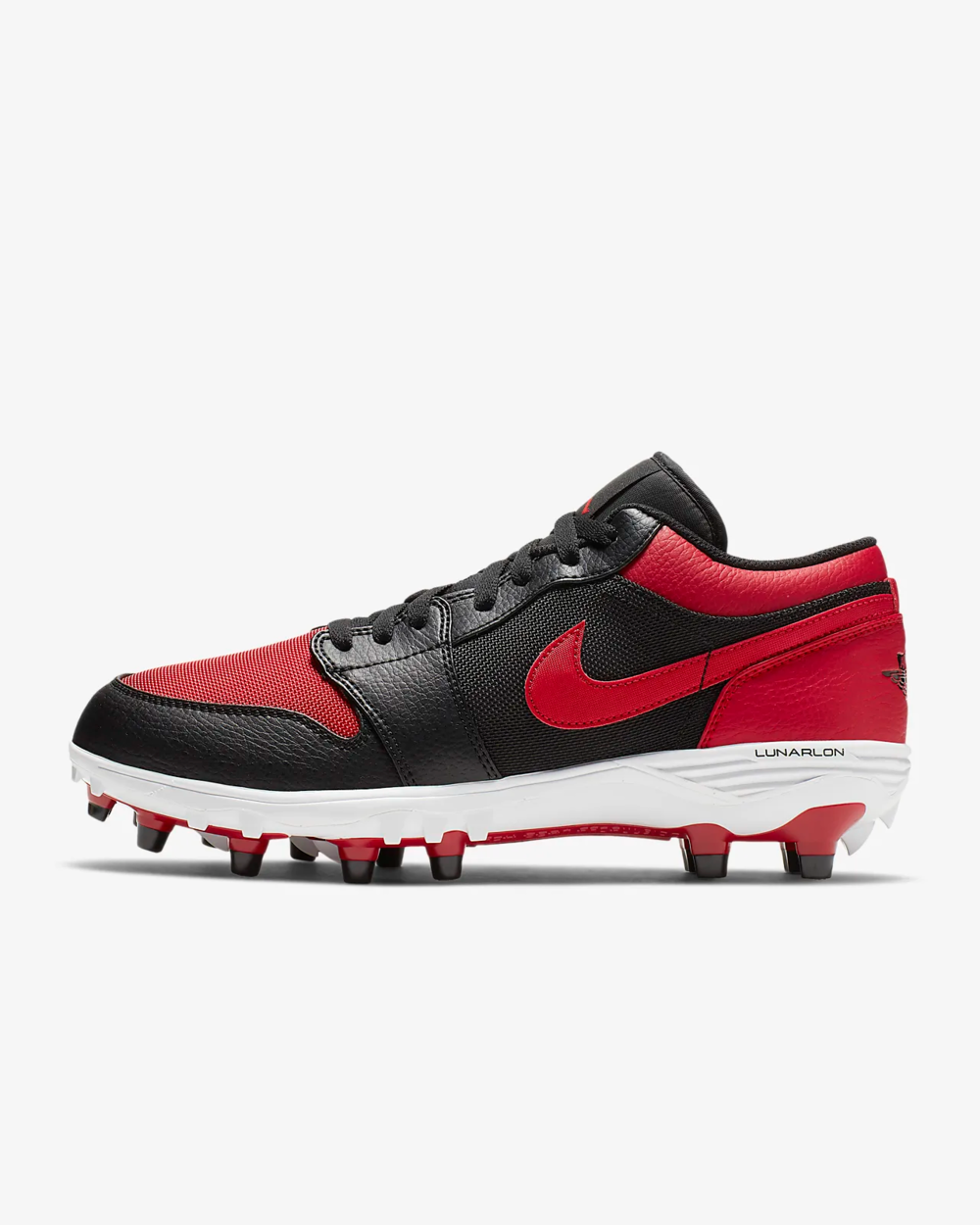 “Off-White” J1 Low Football Cleats 13 M / Red