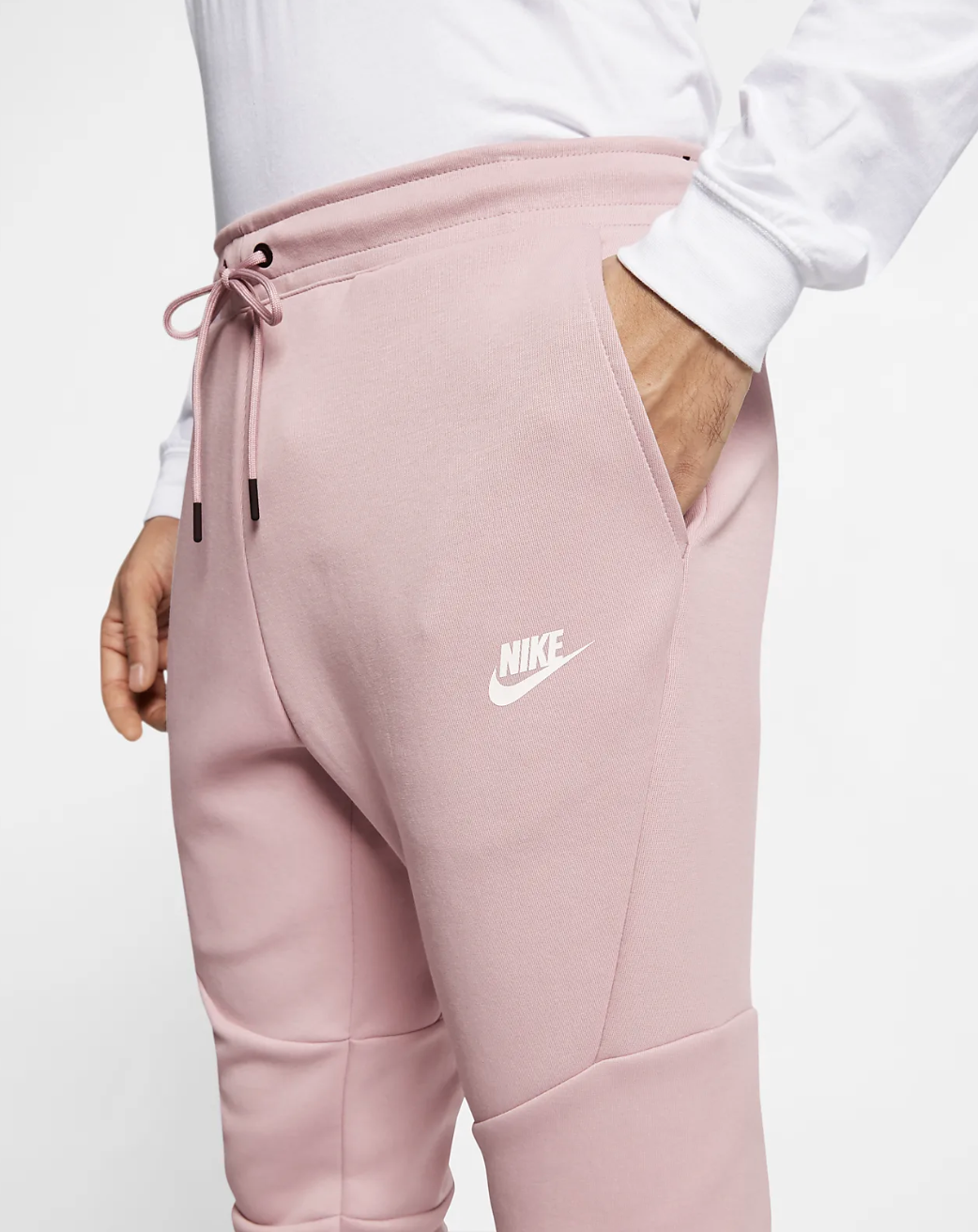 nike tech fleece joggers pink