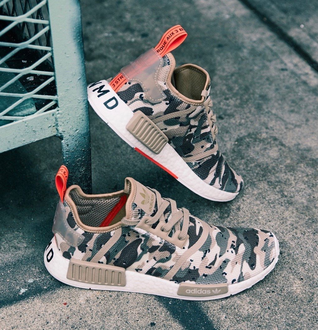On Sale adidas NMD R1 Desert Camo Sneaker Shouts