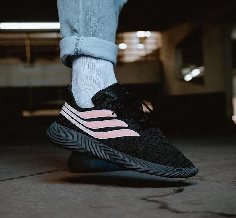 adidas Sobakov Runner in Black Coral 