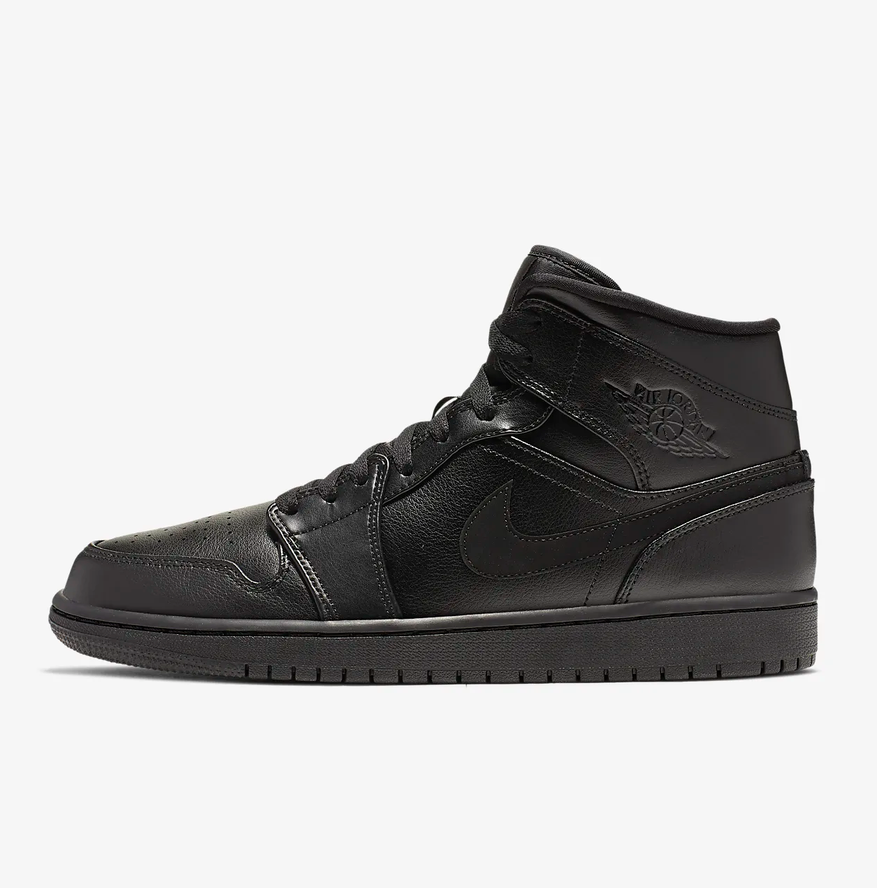 jordan 1 all black leather