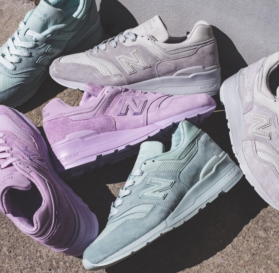 new balance 997 lavender