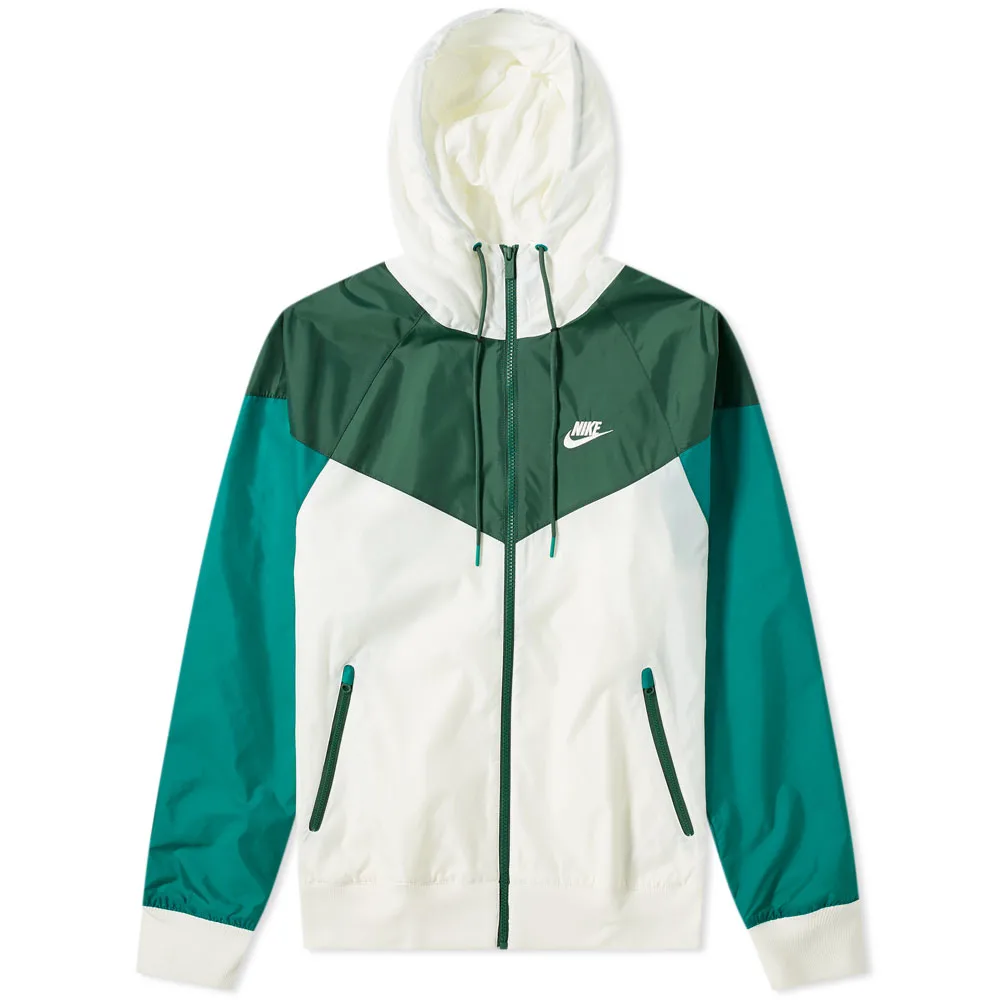 On Sale: Nike Sportswear Windrunner Green" —