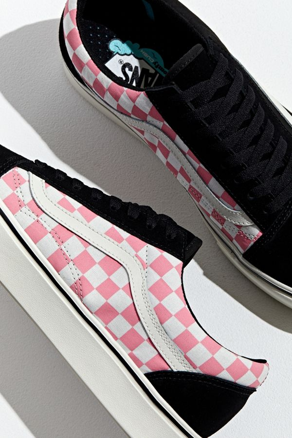 Vans Old Skool Pink Checkerboard Online 