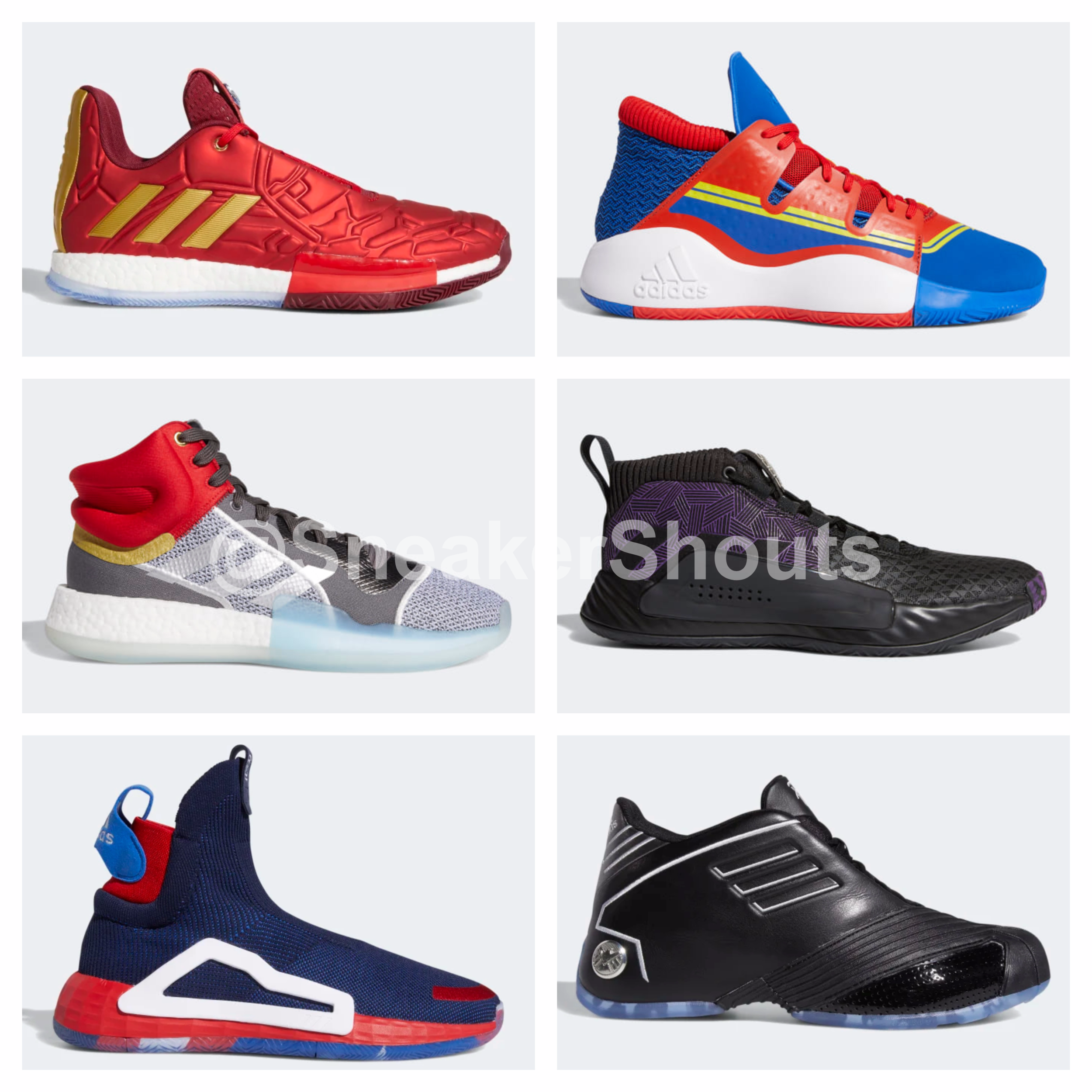 marvel adidas basketball