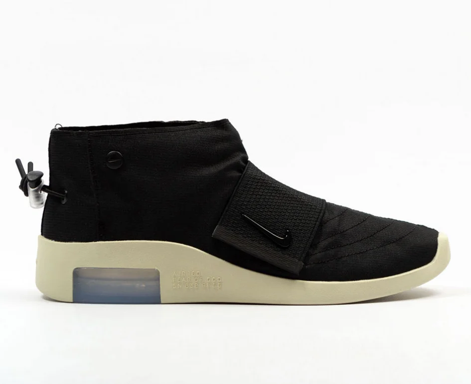 nike fear of god moccasin black