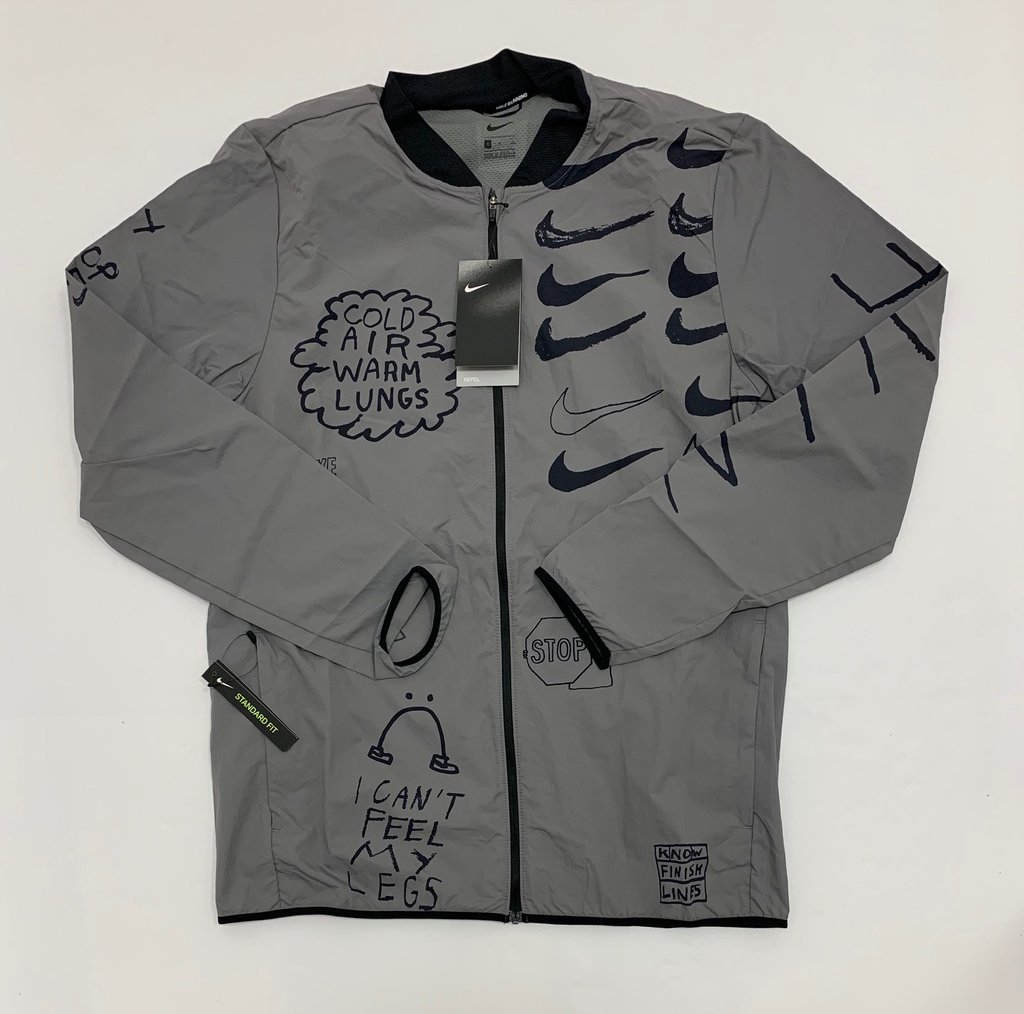 58% OFF the Nathan Bell x Nike Printed Running Jacket — Sneaker Shouts