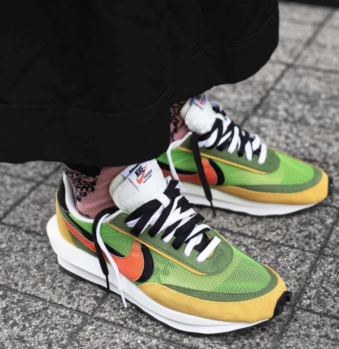 nike sacai ldv waffle green