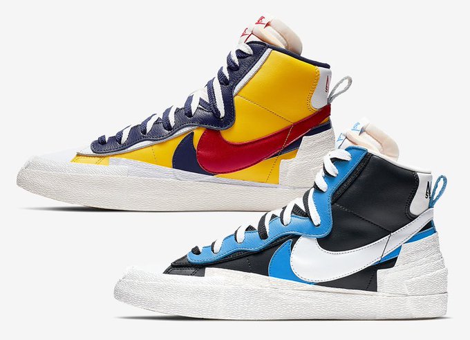 Now Available: Sacai x Nike Blazer Mid — Sneaker Shouts