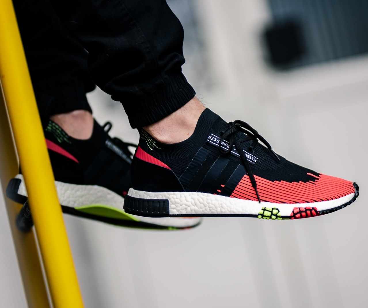 adidas nmd racer pk black