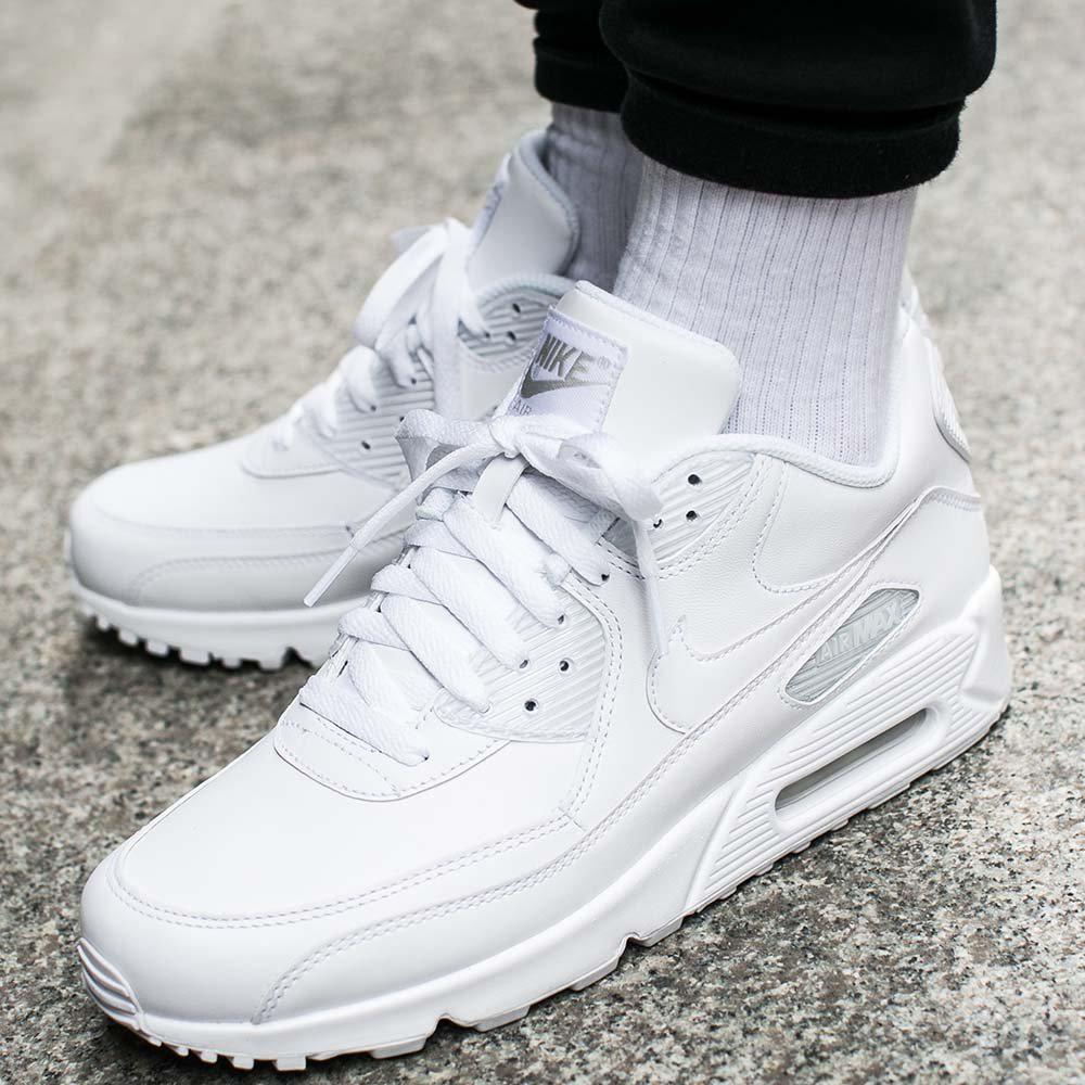 white air max 90 leather mens