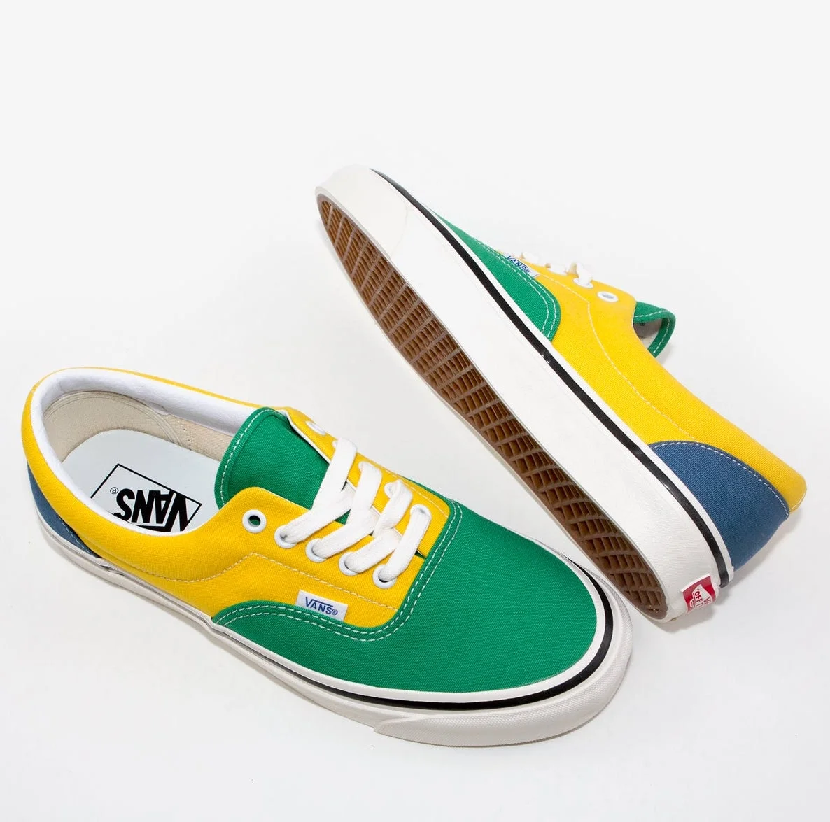 color block vans era