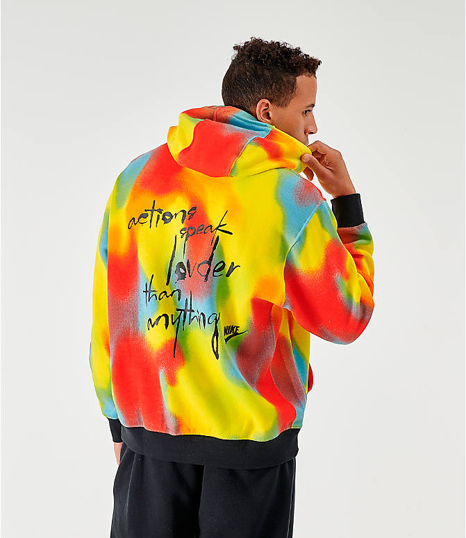 nike just do it rainbow hoodie