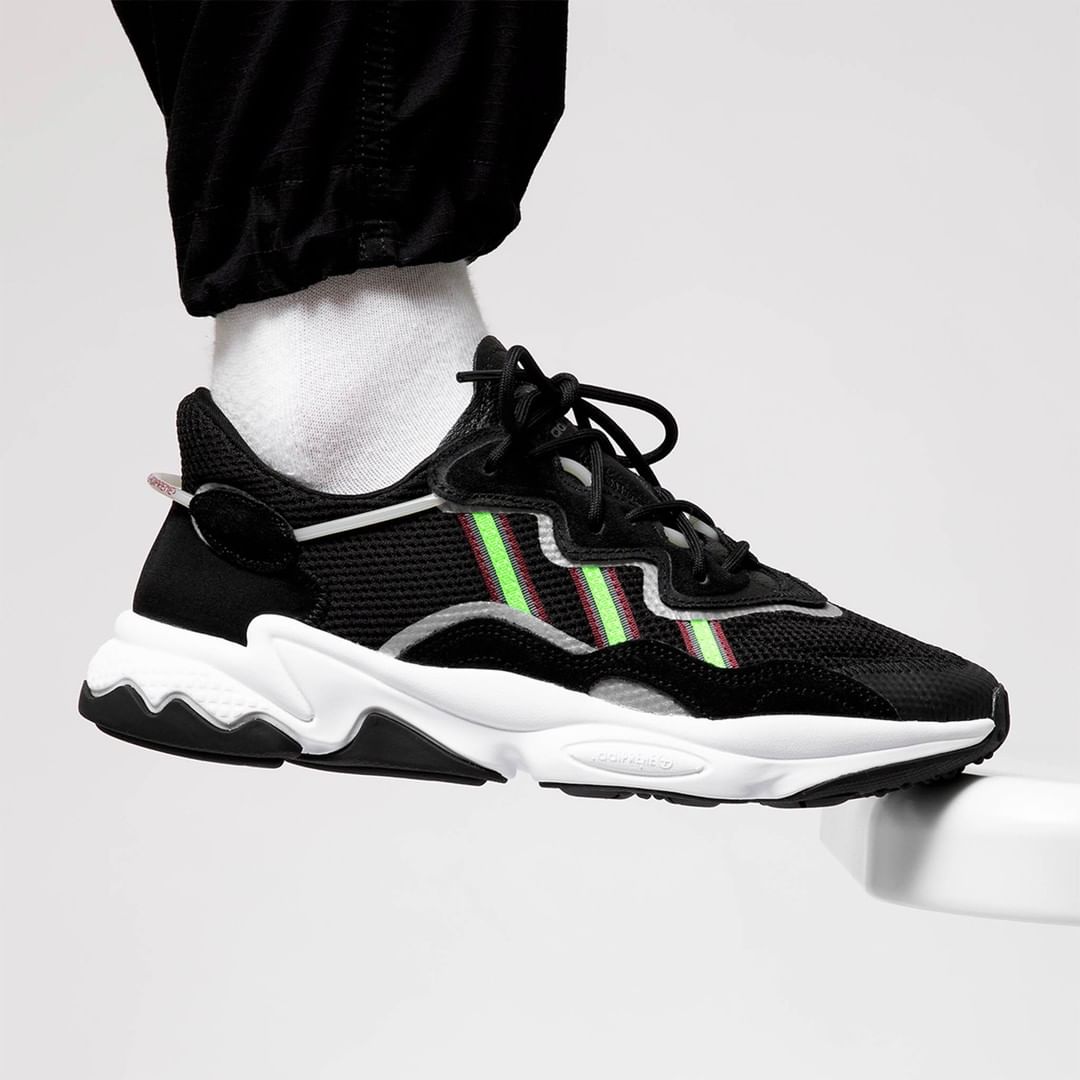 adidas ozweego black green