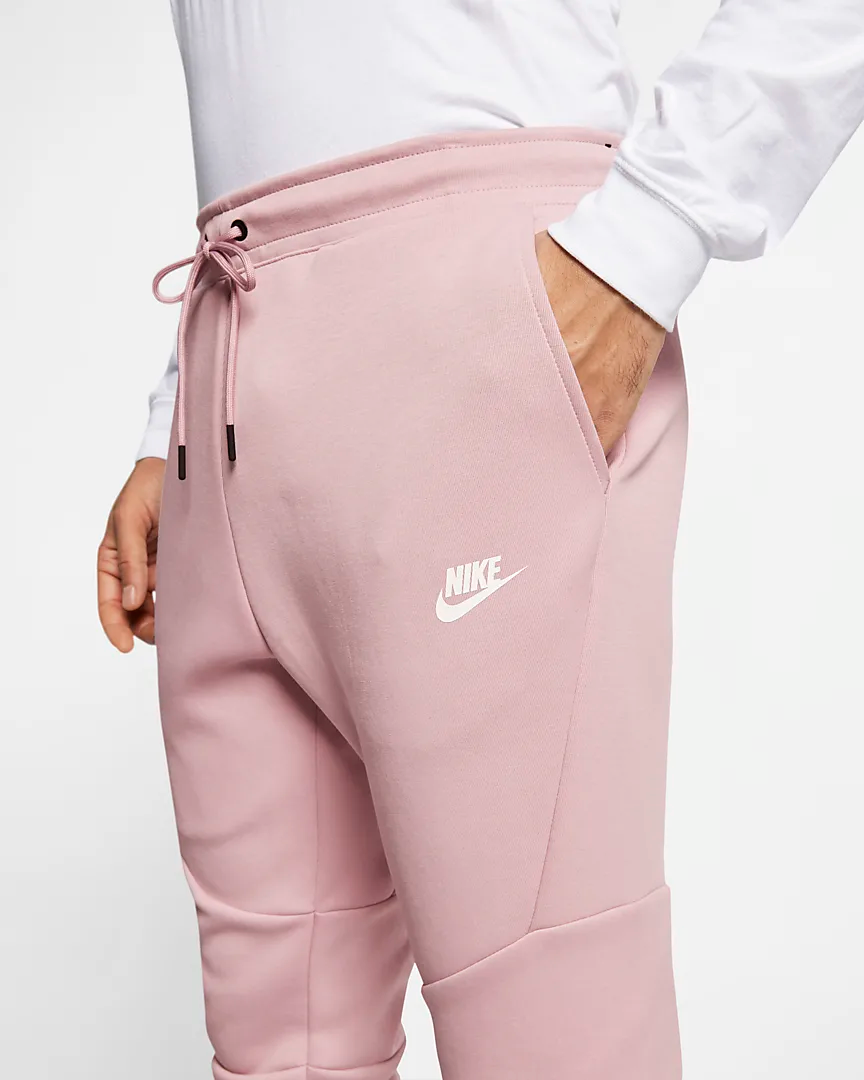 pink nike tech fleece pants