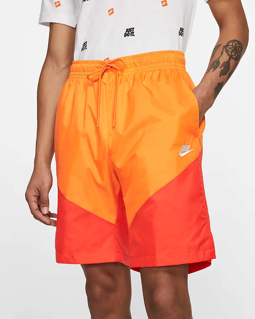 nike windbreaker shorts mens