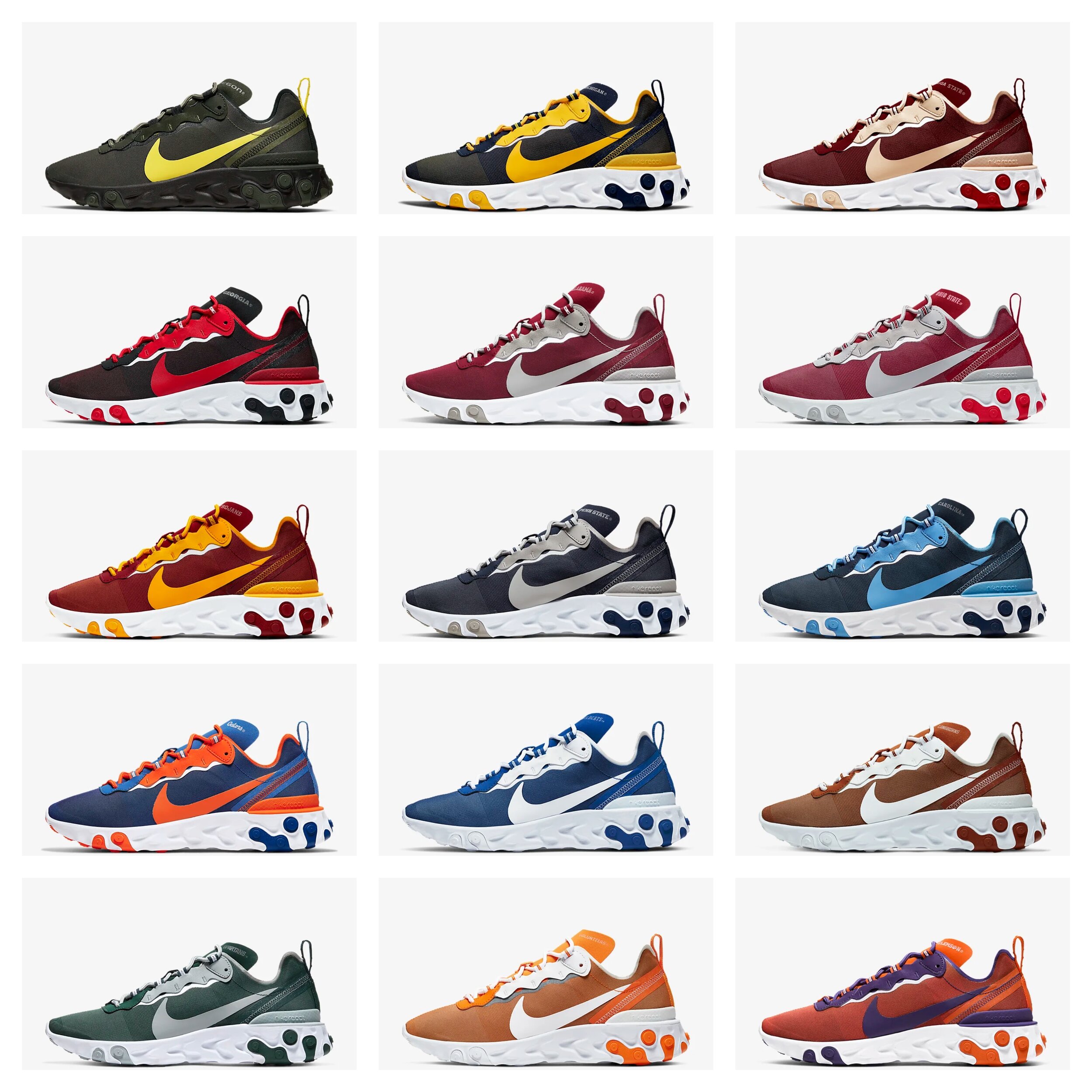 nike react ncaa