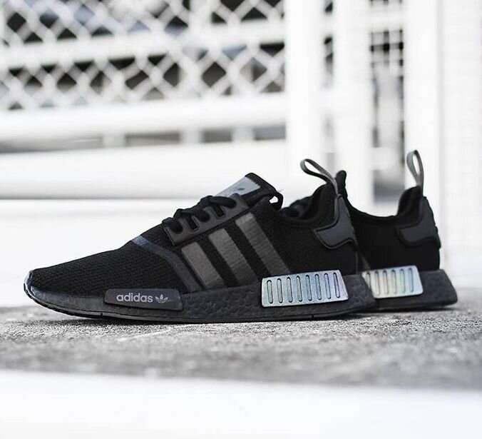 Now Available: adidas NMD R1 Iridescent "Triple Black" — Sneaker Shouts