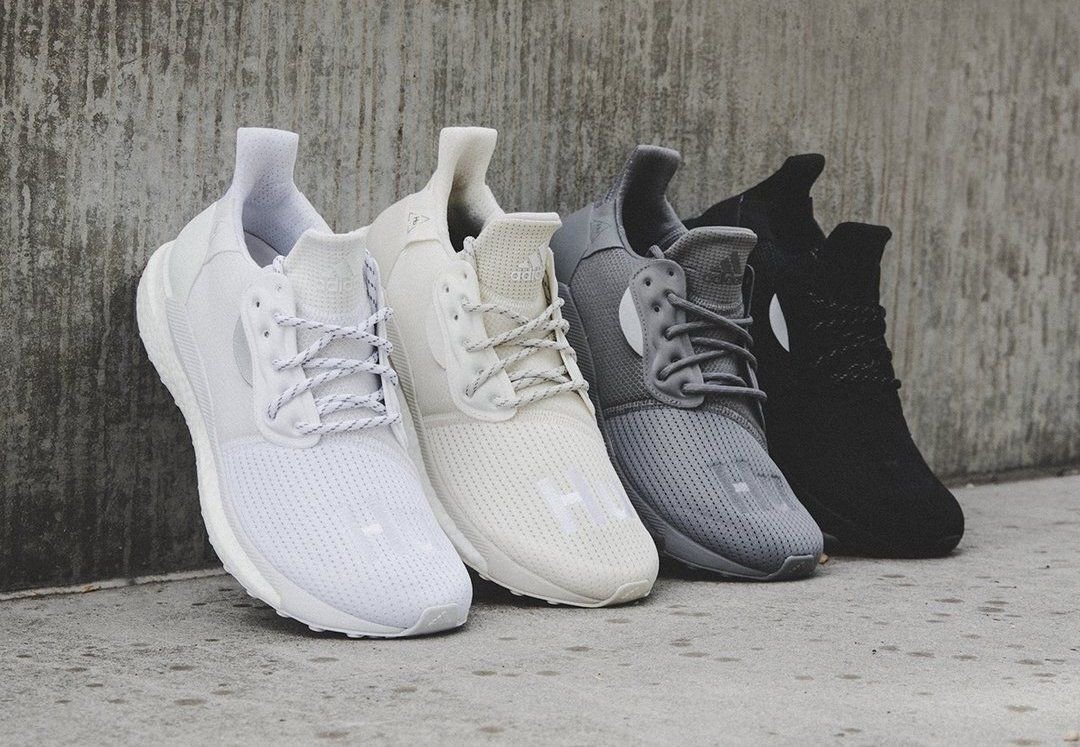 Adidas solar hu pharrell greyscale cheap pack off white