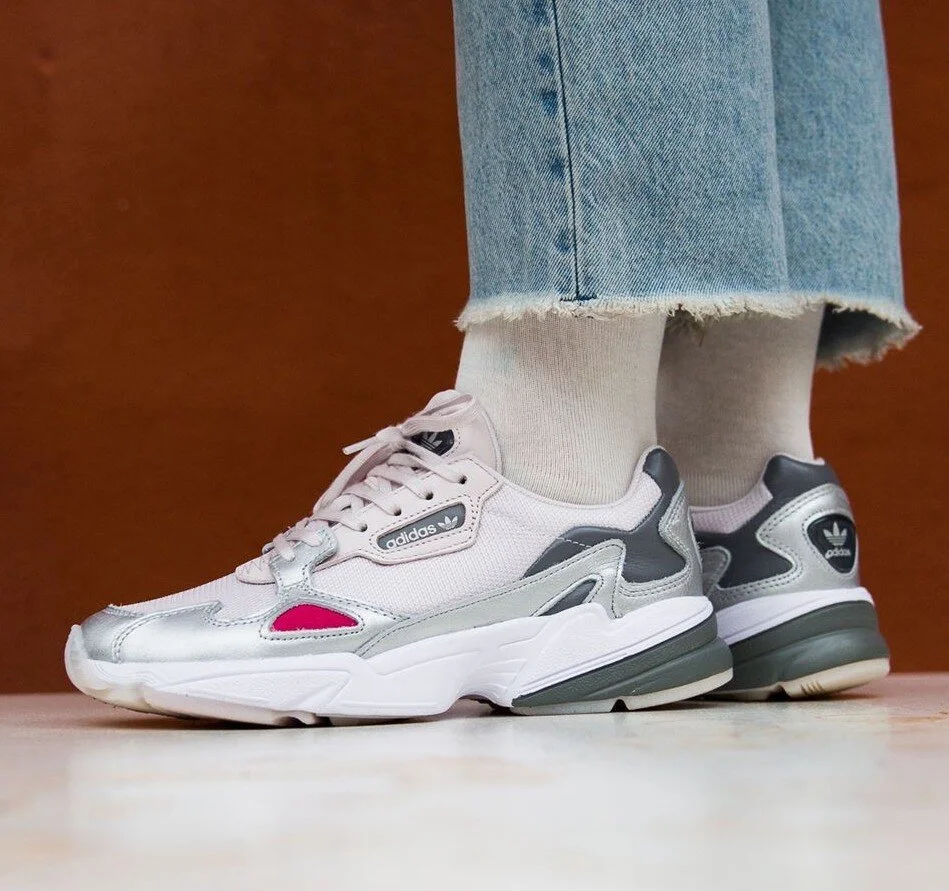 adidas falcon silver