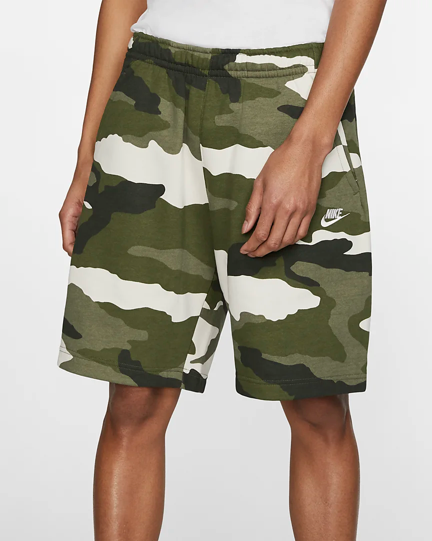 Over 45% OFF the Nike Sportswear Club Fleece Camo Shorts — Sneaker Shouts