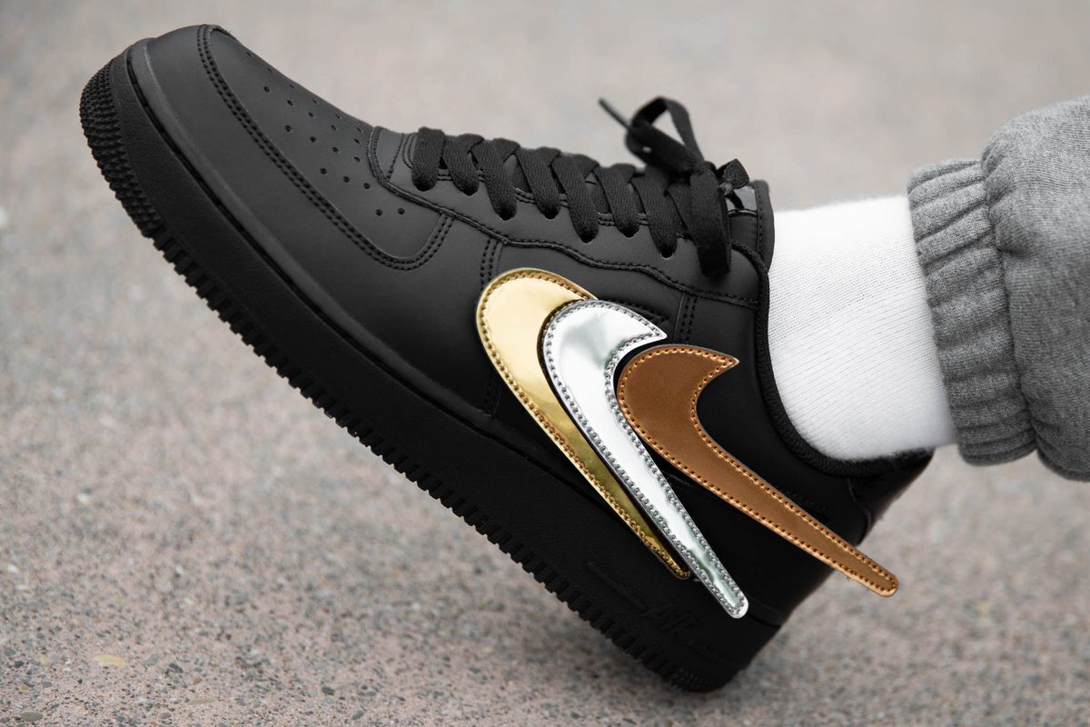 removable swoosh air force 1