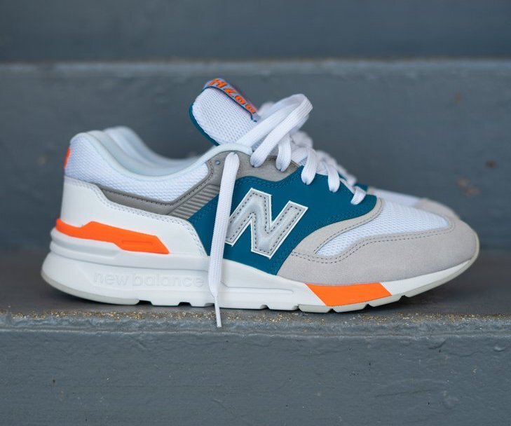 New balance 997h blue orange sale