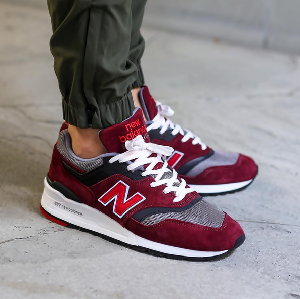 arm Snooze Huidige On Sale: New Balance 997 Suede "Burgundy" — Sneaker Shouts