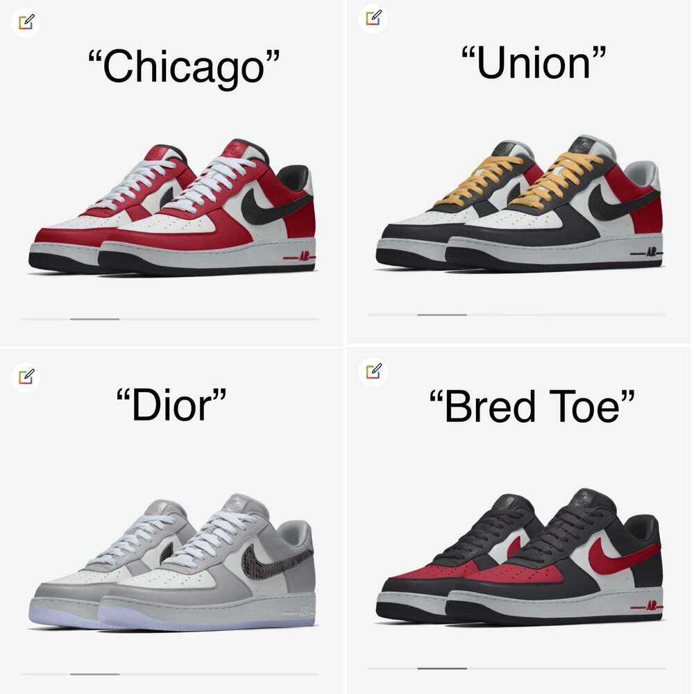 Now Available Nike Air Force 1 Low Unlocked By You Sneaker Shouts
