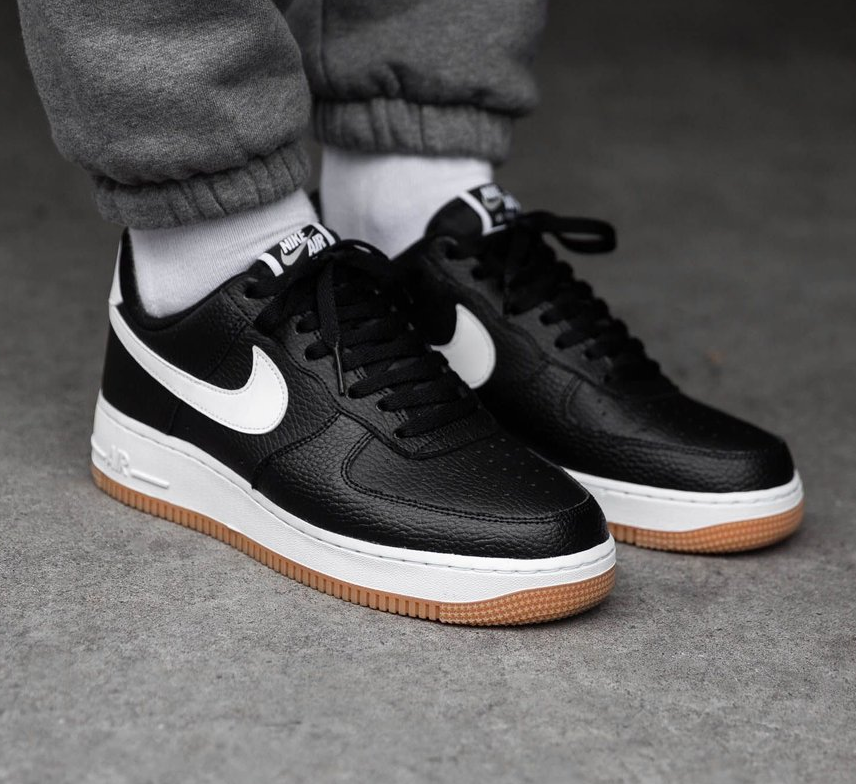Look For The Nike Air Force 1 Low Black Gum Now •