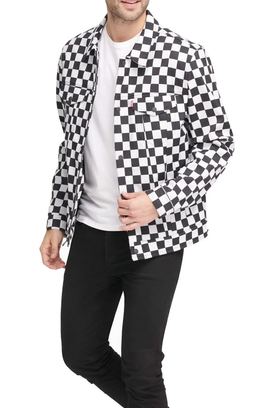levi checkered jacket