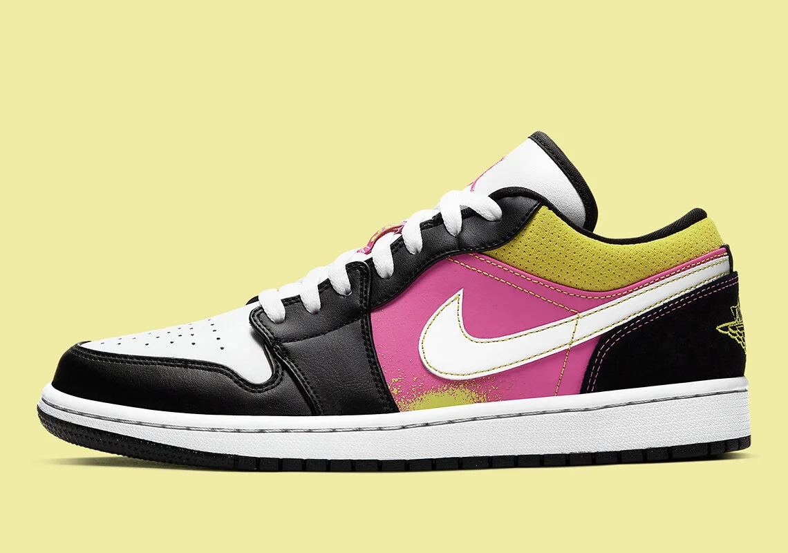 aj1 paint splatter